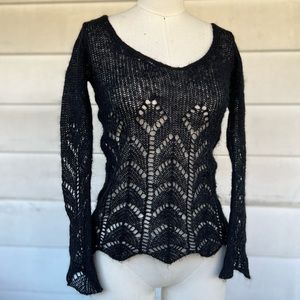 mohair wet seal sweater
